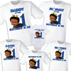 African American Boss Baby Matching Birthday T-Shirt